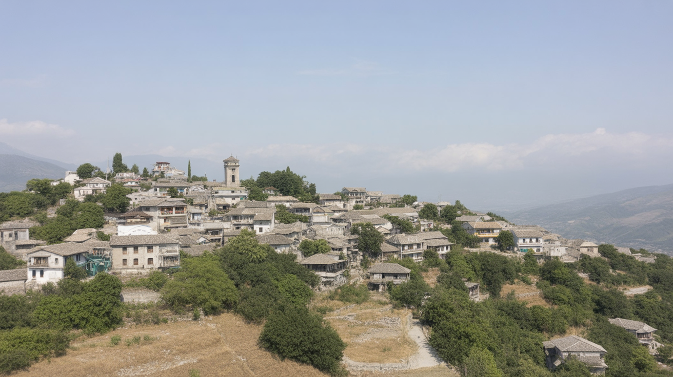 Gjirokaster — the Stone City, where the roofs are made of slate and the castle dominates from 320 metres above