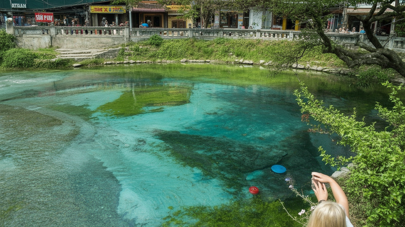 The Blue Eye spring — 400 ALL entry, 45 minutes from Gjirokaster, the most photographed natural feature in southern Albania
